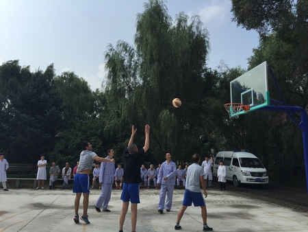 休养员活动一角