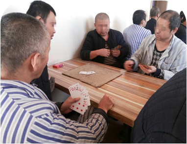 休养员活动一角